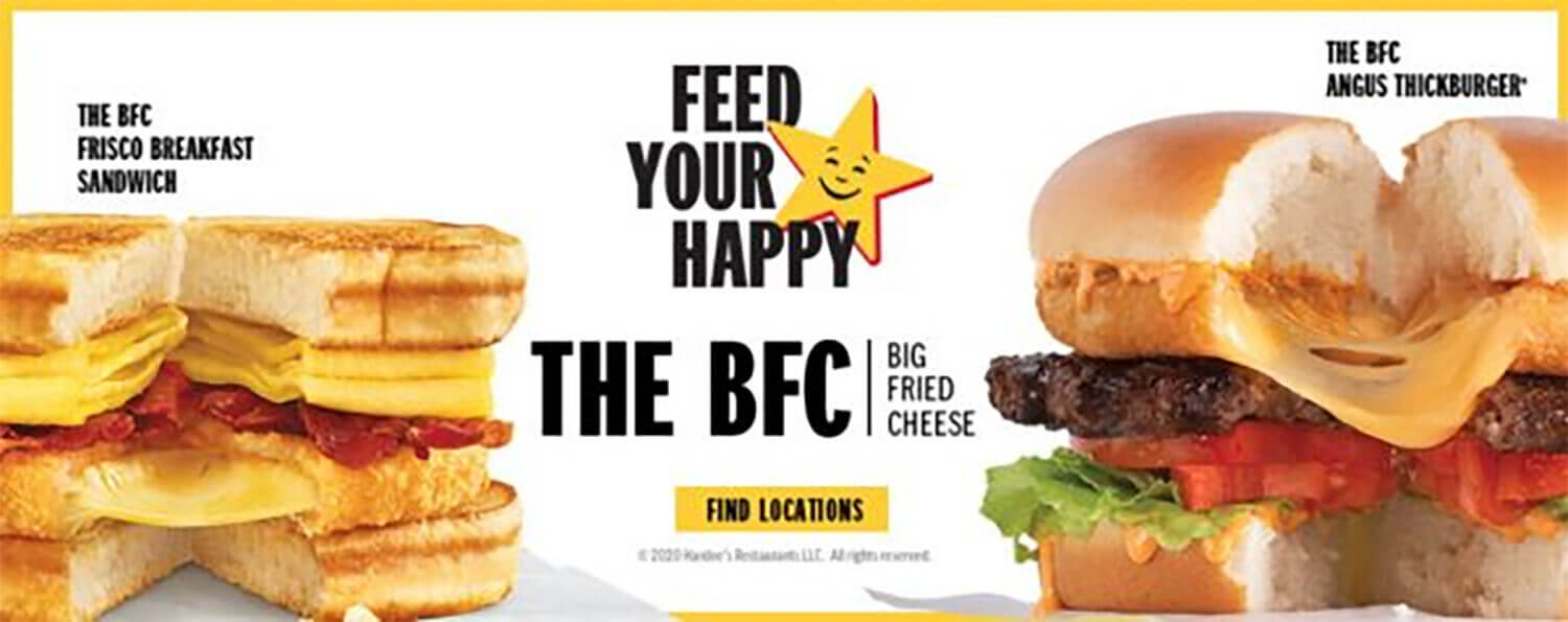 Hardee's Food Bag - Flavor Lit by Fire